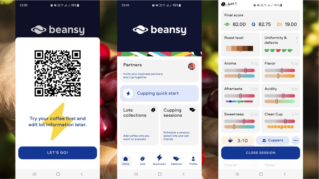 Beansy - новое приложение для дегустаторов кофе